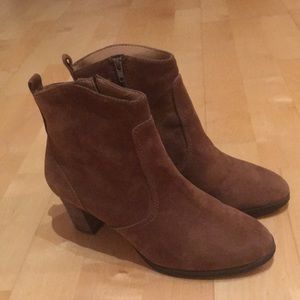 Quinn suede ankle booties